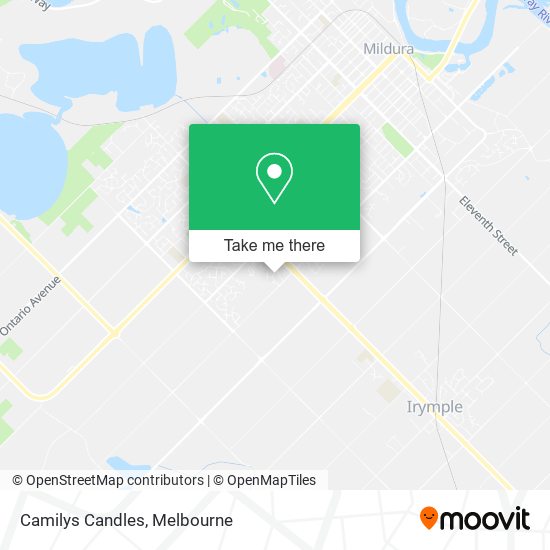 Camilys Candles map