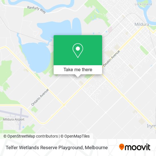 Mapa Telfer Wetlands Reserve Playground