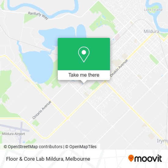 Floor & Core Lab Mildura map