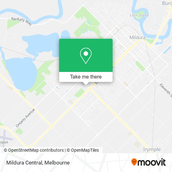 Mildura Central map