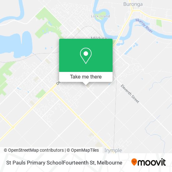 St Pauls Primary SchoolFourteenth St map