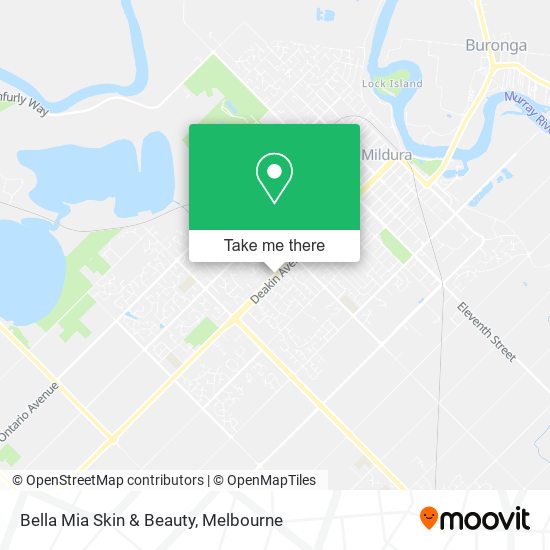 Bella Mia Skin & Beauty map