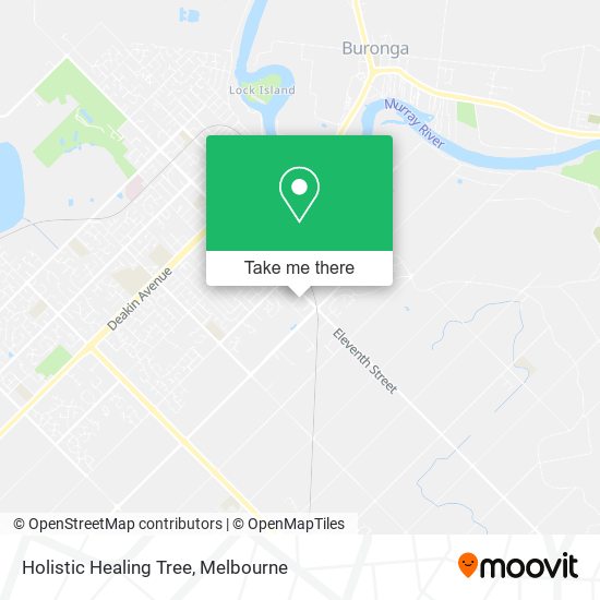 Holistic Healing Tree map