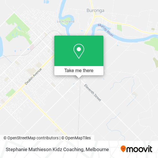 Stephanie Mathieson Kidz Coaching map