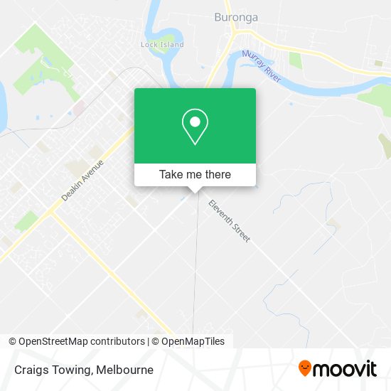 Craigs Towing map