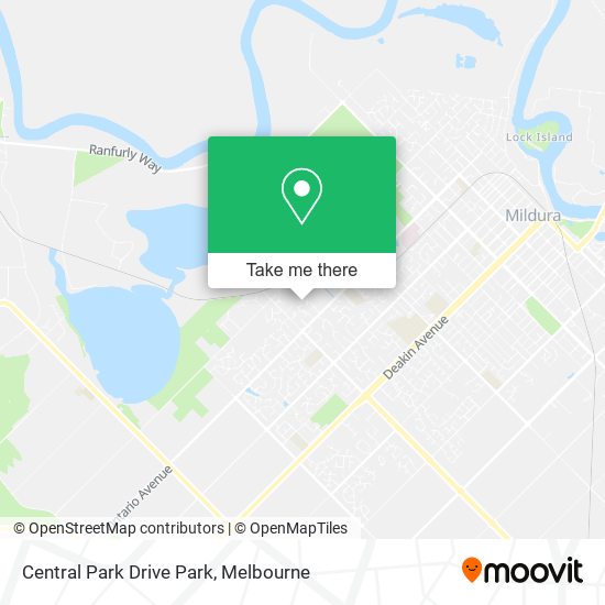 Central Park Drive Park map