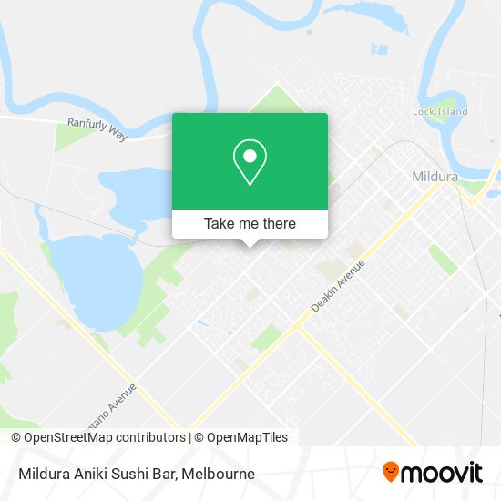 Mildura Aniki Sushi Bar map