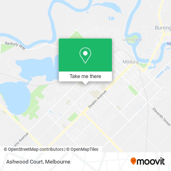 Ashwood Court map