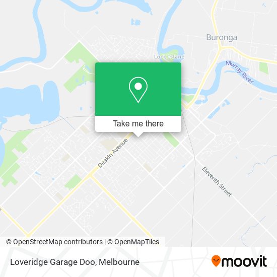 Loveridge Garage Doo map