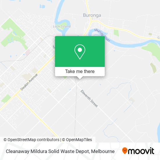 Cleanaway Mildura Solid Waste Depot map