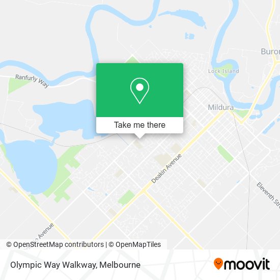 Olympic Way Walkway map