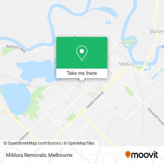 Mildura Removals map