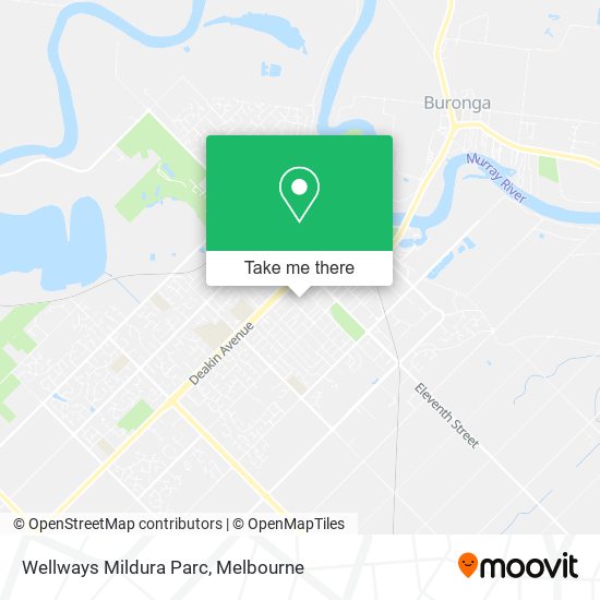 Wellways Mildura Parc map