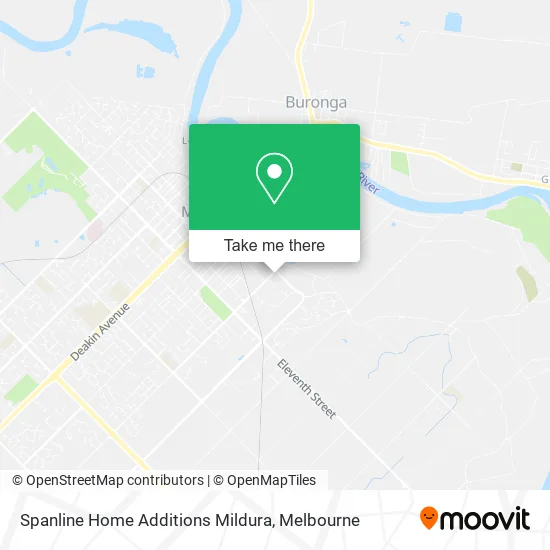 Spanline Home Additions Mildura map