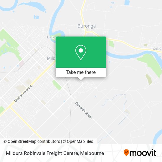Mildura Robinvale Freight Centre map