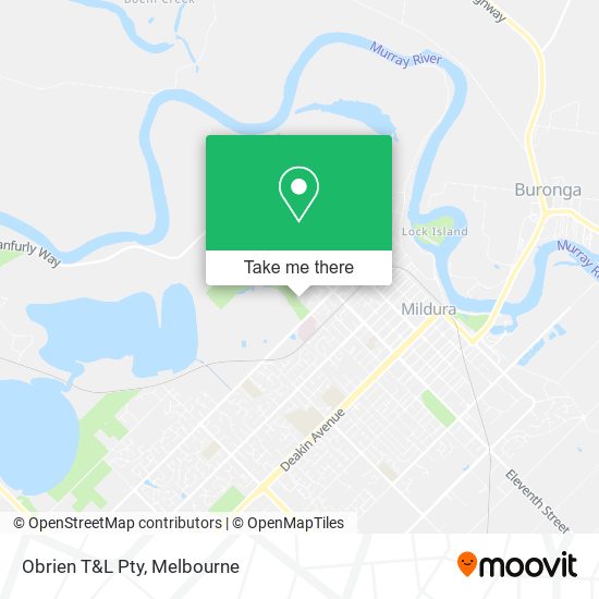 Obrien T&L Pty map
