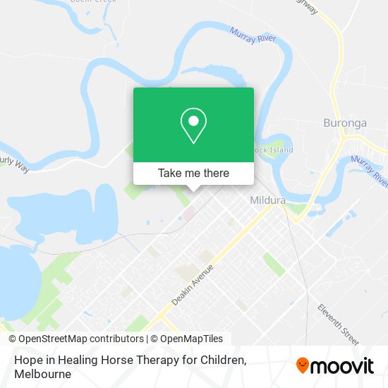 Hope in Healing Horse Therapy for Children map