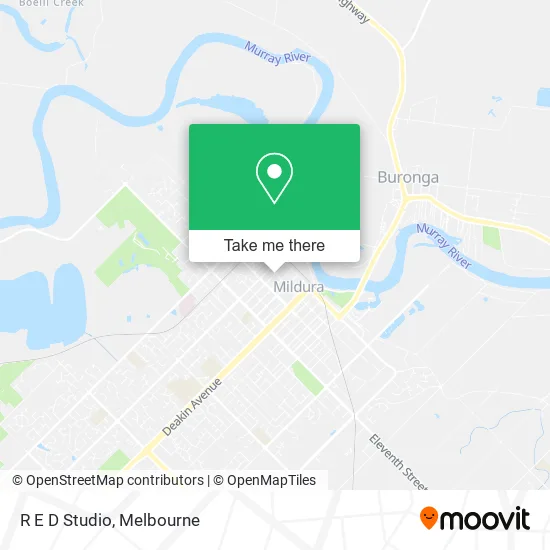 R E D Studio map