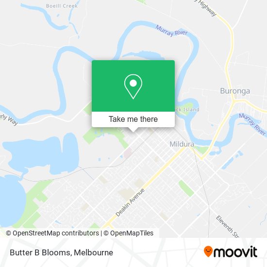 Butter B Blooms map