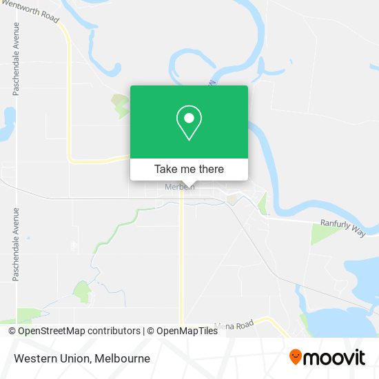 Western Union map