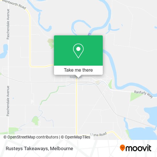 Rusteys Takeaways map