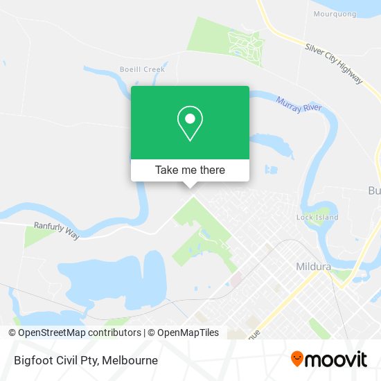 Bigfoot Civil Pty map
