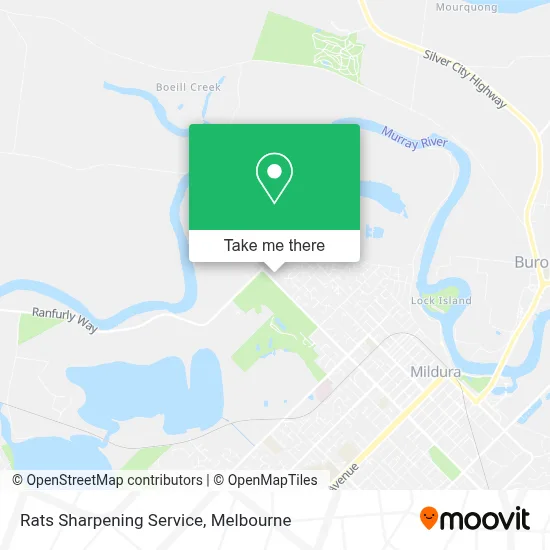 Mapa Rats Sharpening Service
