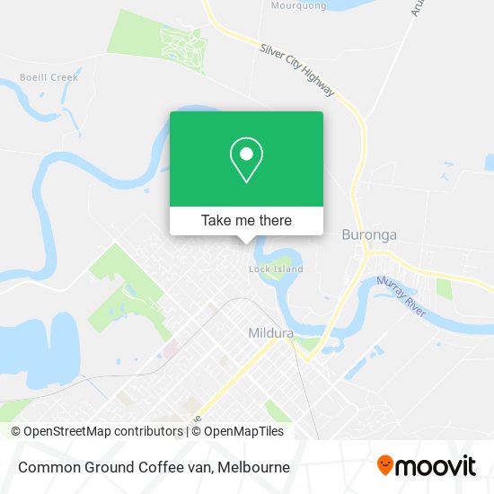 Common Ground Coffee van map