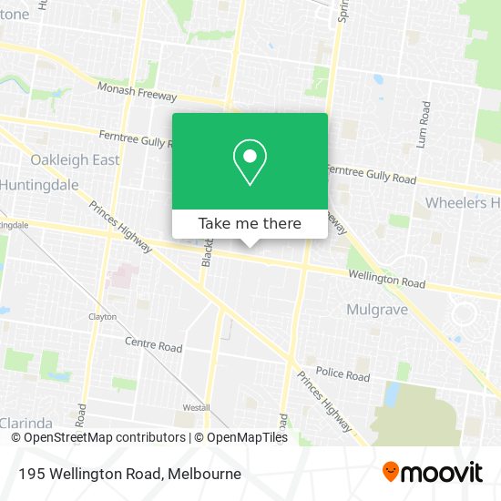 195 Wellington Road map