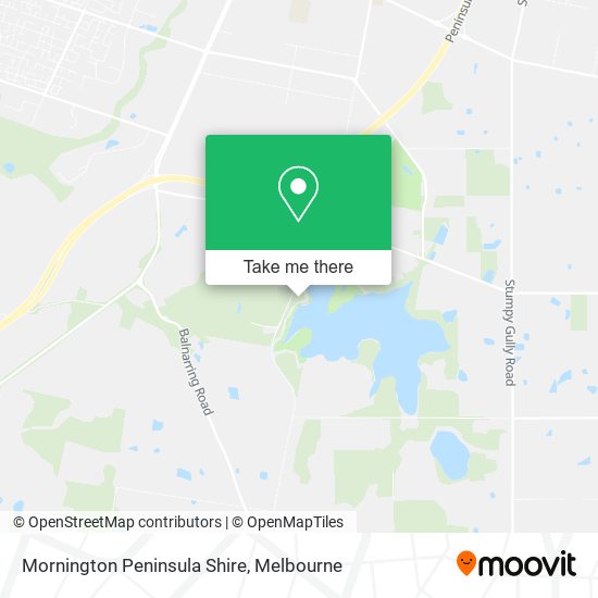 Mornington Peninsula Shire map