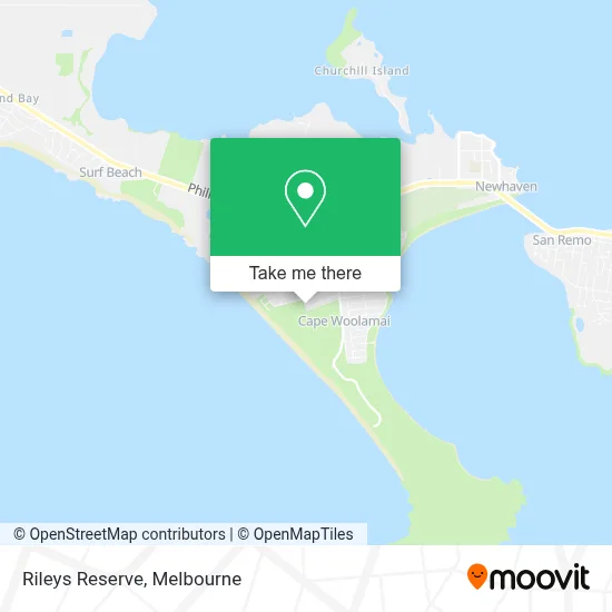 Mapa Rileys Reserve