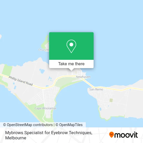 Mybrows Specialist for Eyebrow Techniques map