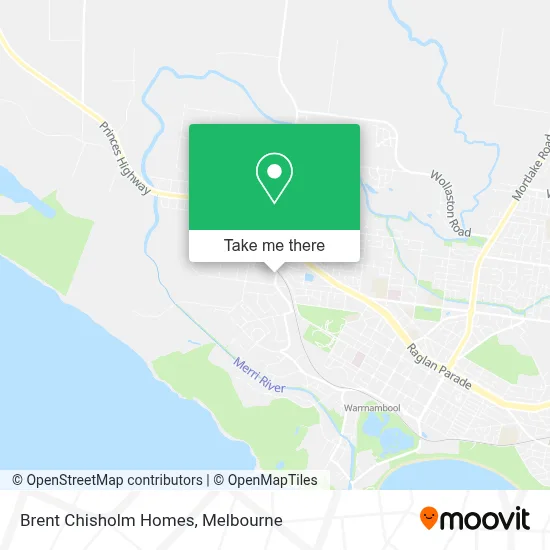 Mapa Brent Chisholm Homes
