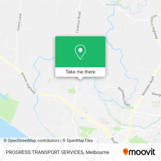 Mapa PROGRESS TRANSPORT SERVICES