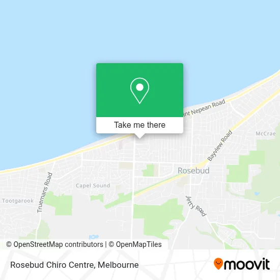 Mapa Rosebud Chiro Centre