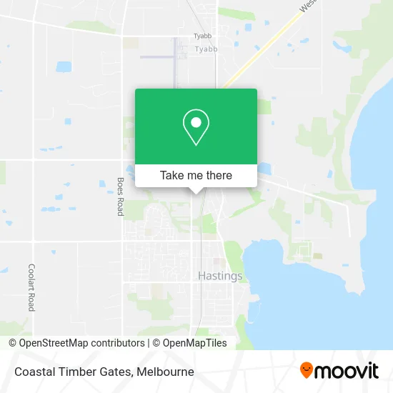 Coastal Timber Gates map
