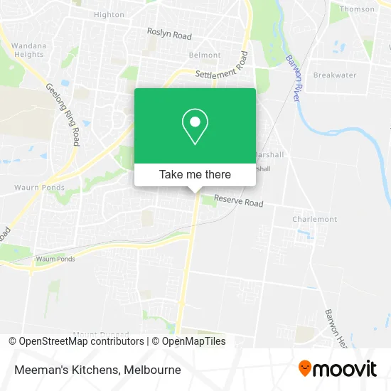 Meeman's Kitchens map