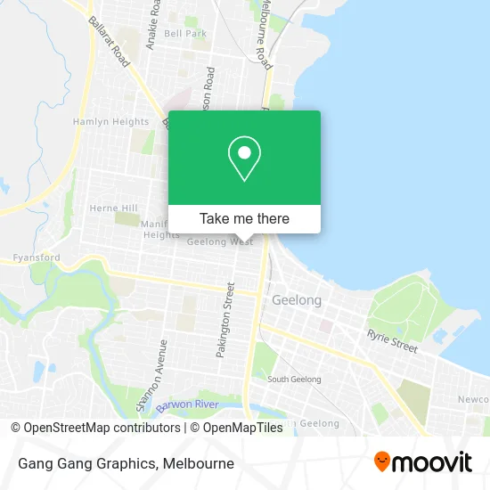 Gang Gang Graphics map
