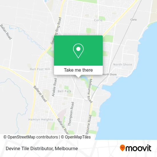 Mapa Devine Tile Distributor