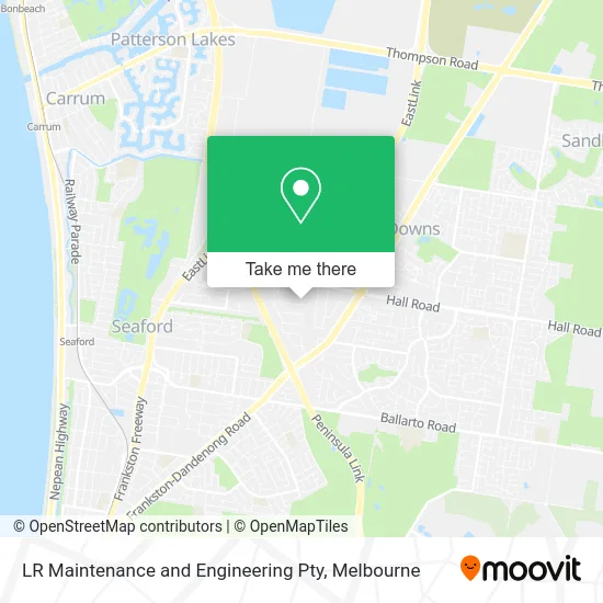 LR Maintenance and Engineering Pty map
