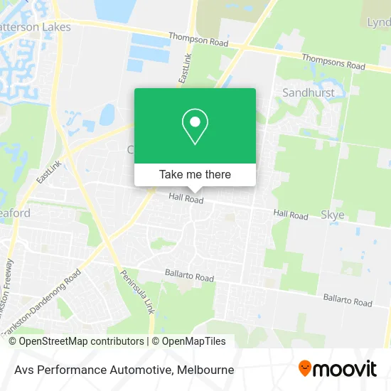 Avs Performance Automotive map