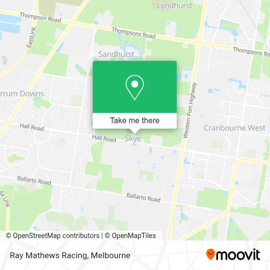 Mapa Ray Mathews Racing