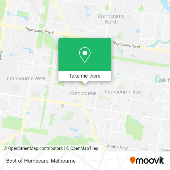 Best of Homecare map