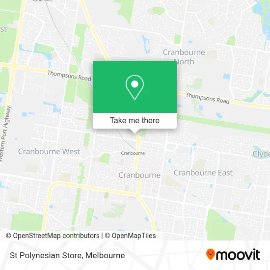 Mapa St Polynesian Store