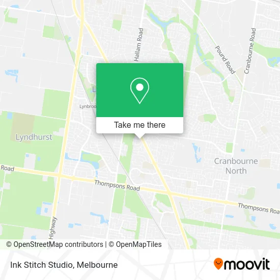 Ink Stitch Studio map