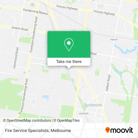 Fire Service Specialists map