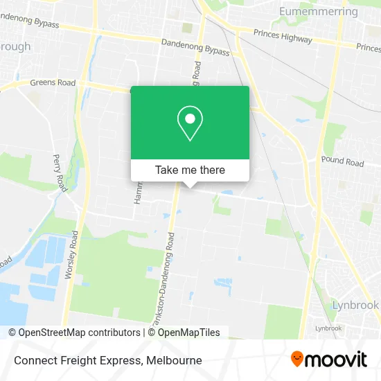 Mapa Connect Freight Express