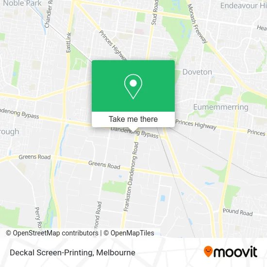 Deckal Screen-Printing map