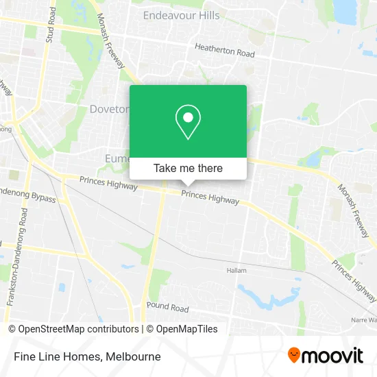 Fine Line Homes map