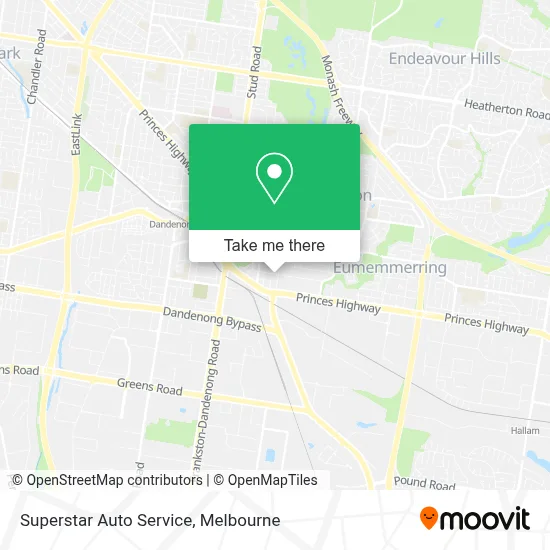 Mapa Superstar Auto Service